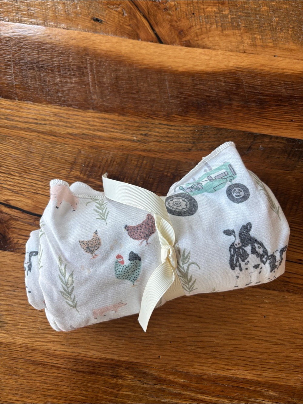 Copper Pearl farm swaddle blanket